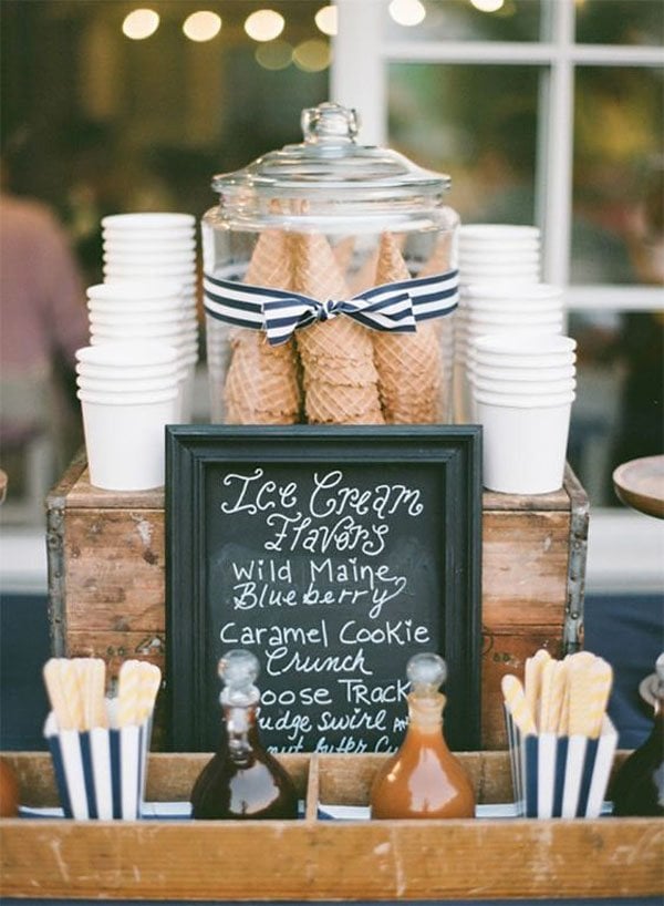 wedding food bar