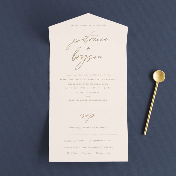 all in one wedding invitations