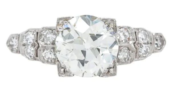 Art Deco Vintage Engagement Ring
