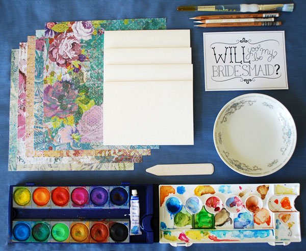 DIY Will You Be My Bridesmaid Card