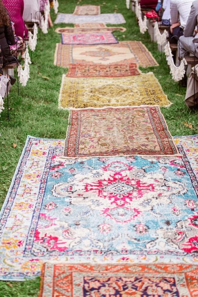 Backyard Wedding Ideas Outdoor Carpet