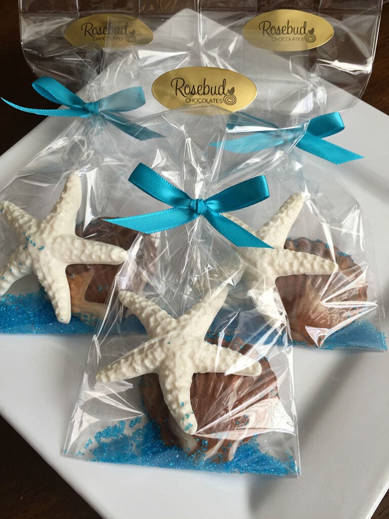 Beach Wedding Favors Chocolates