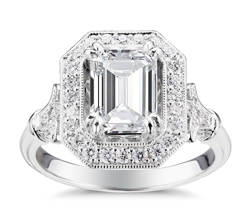 blue nile engagement ring