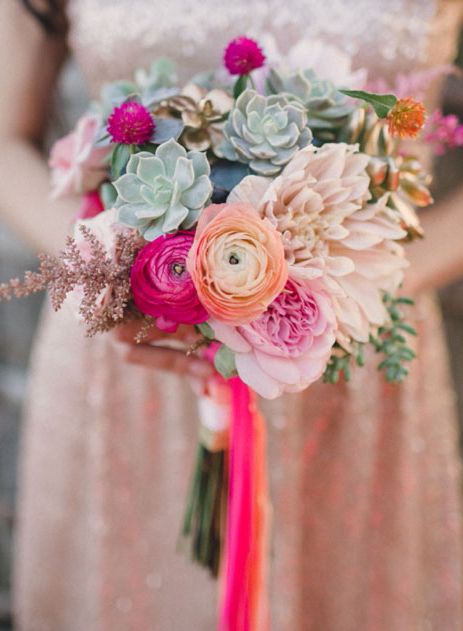 Pinks and Succulents