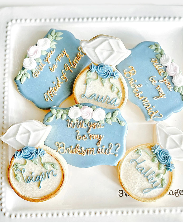 Cookies Will You Be My Bridesmaid Etsy