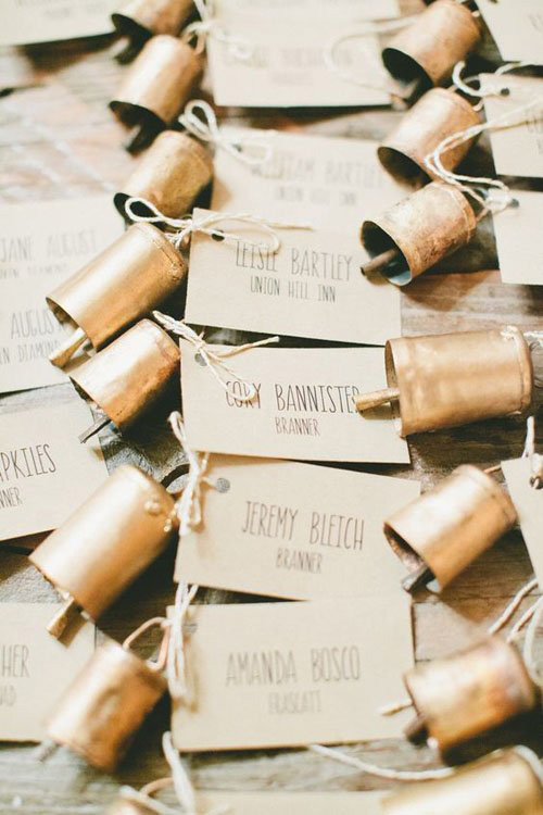 Country Wedding Ideas Ring Cowbell