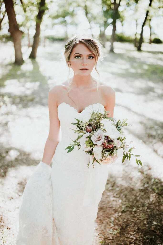 DIY Wedding Flowers Bride