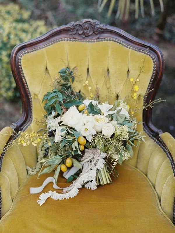 Fall Wedding Colors Yellow and Green