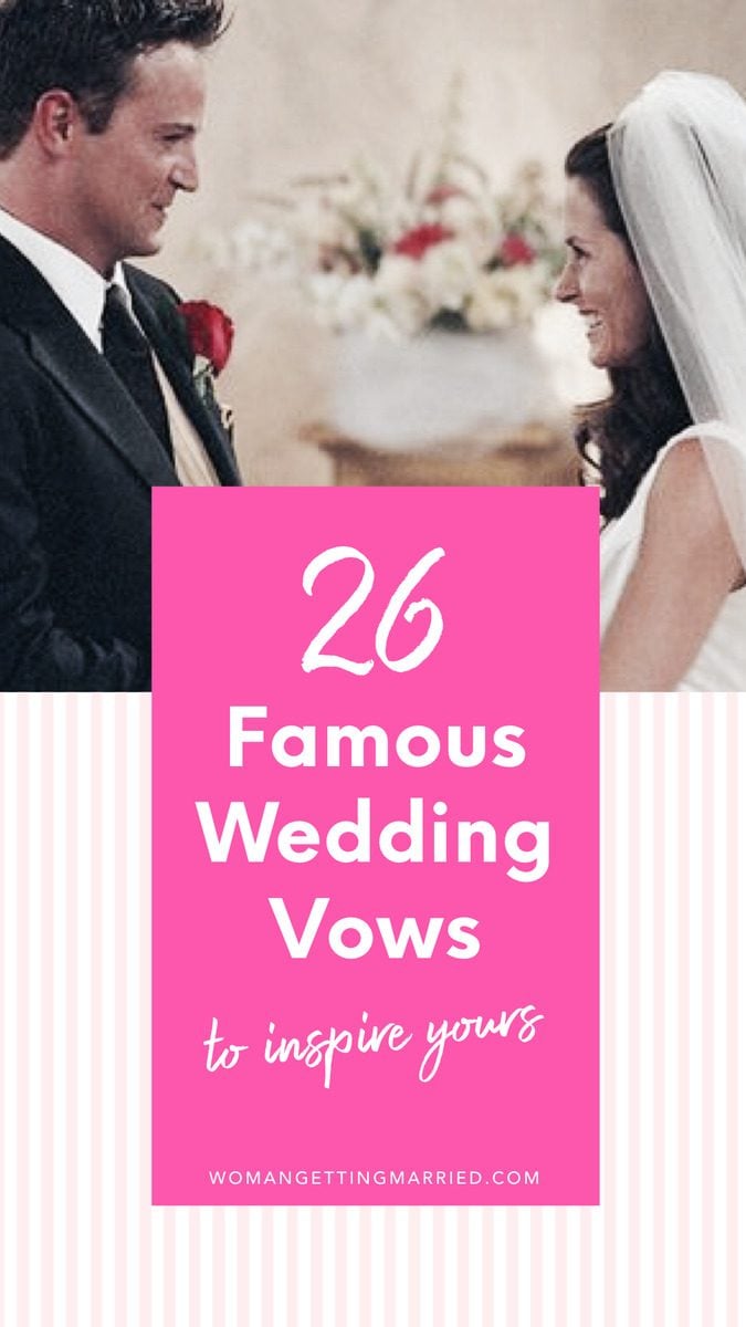 26 famous wedding vows to inspire your own