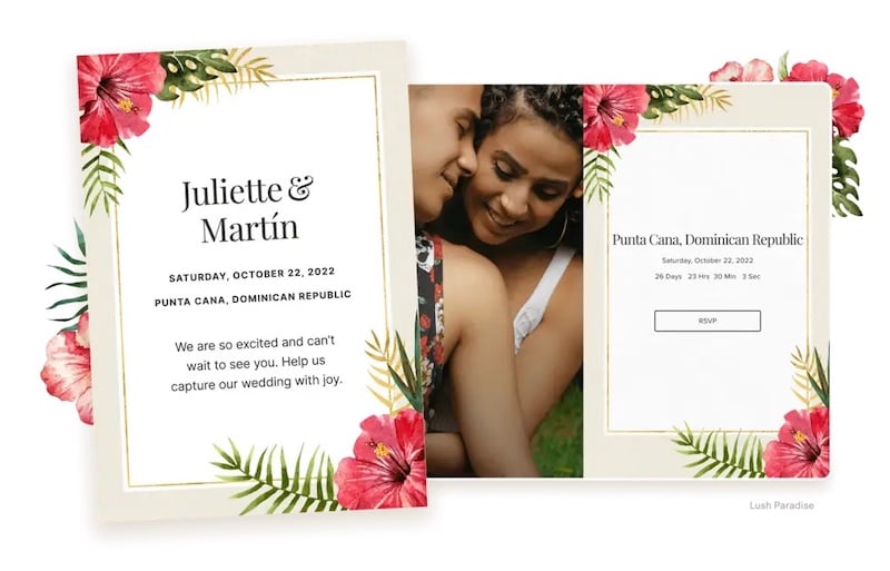 joy cheap wedding invitations