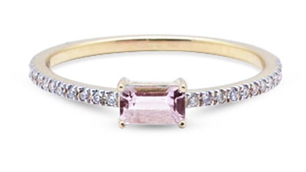 Mateo Morganite Engagement Ring