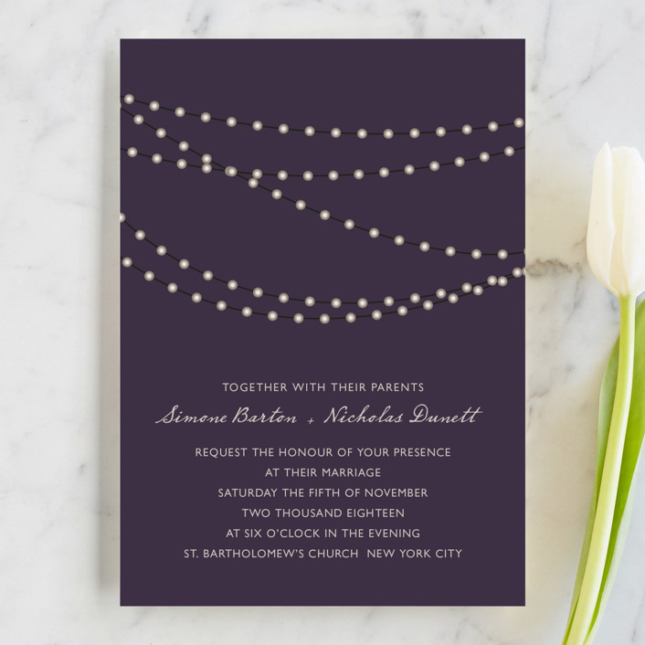 fall wedding invites