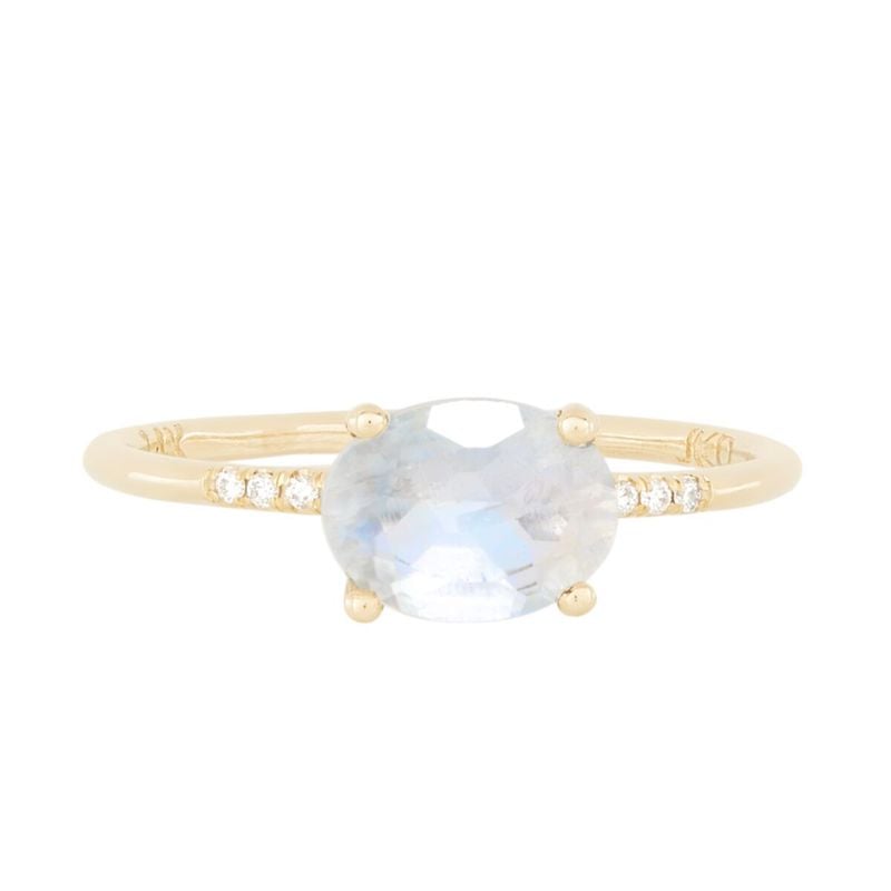 moonstone engagement ring