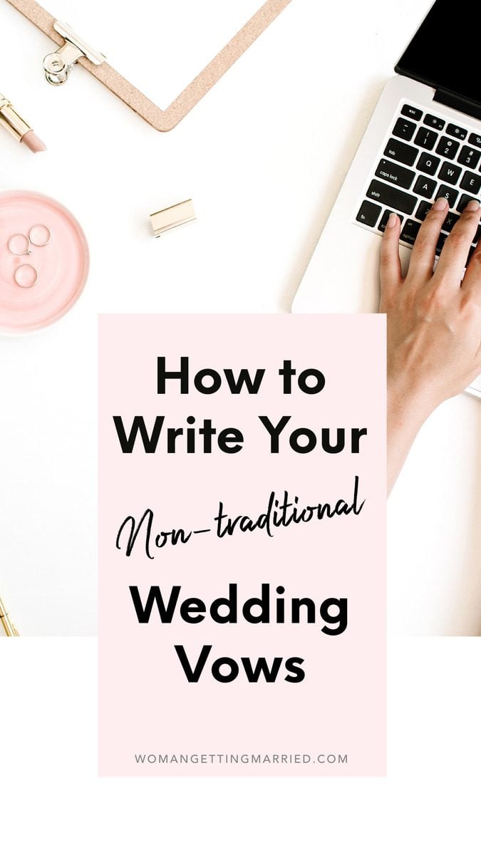 How to Write Non-Traditional Wedding Vows