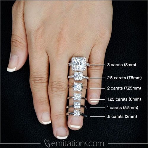 princess cut engagement rings