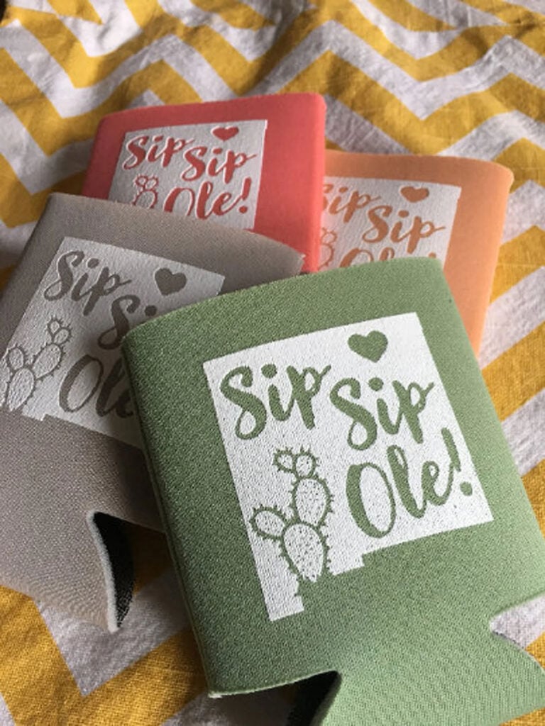 Sip Sip Ole Wedding Koozies