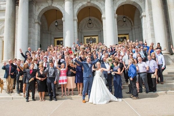 Small Wedding Ideas Group Picture