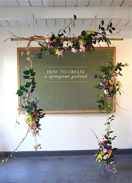 Spring Garland DIY by Perpetually Chic