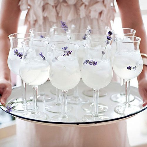 Lavender lemonade from Karen Mordechai’s Sunday Suppers via One Kings Lane