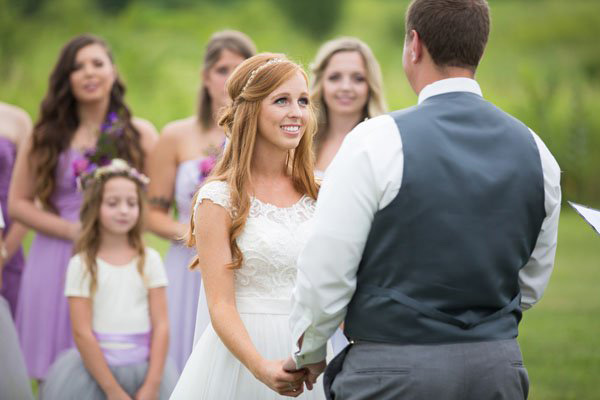 Traditional Wedding Vows Maried Couple