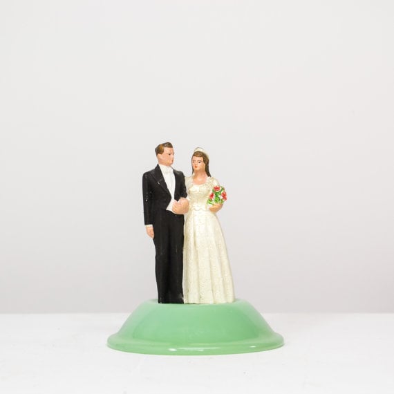1940s Wedding Cake Topper from Kolorize, $45
