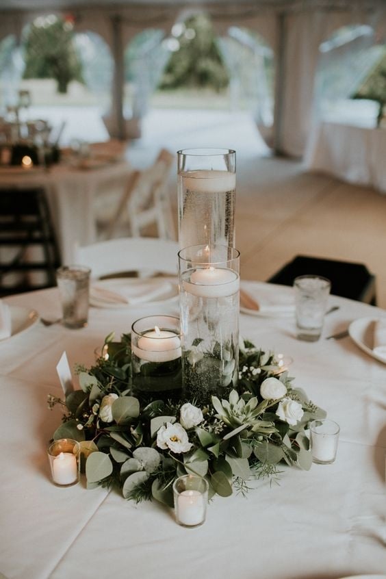 Wedding Centerpieces On Budget With Candles