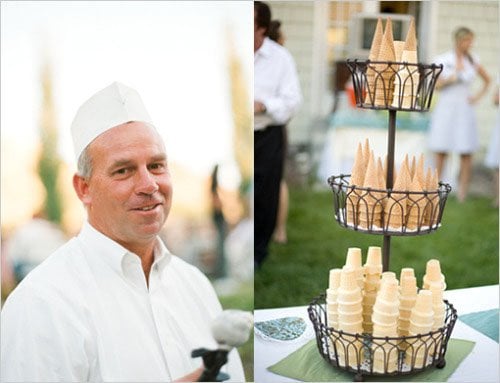 ice cream bar wedding