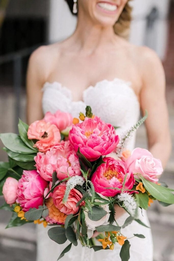 Wedding Flowers Peonies Pink
