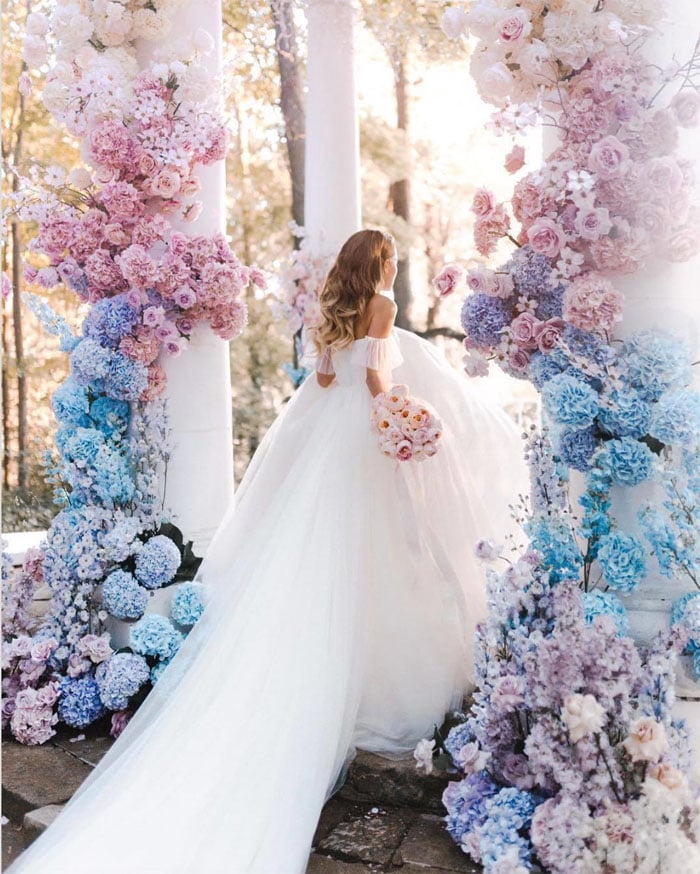 Wedding Flowers Spring Arch
