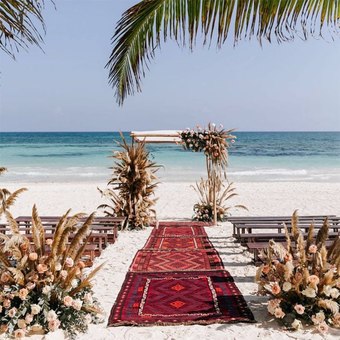 Wedding Flowers Tropical Wedding