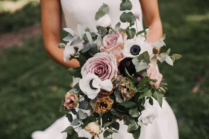 Wedding Flowers as Unique Bouquet