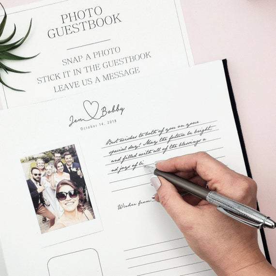 wedding guest book alternative