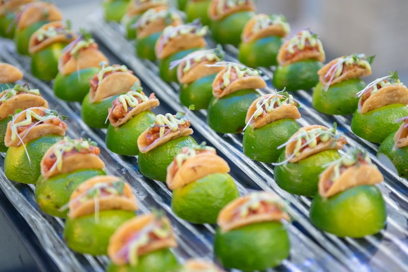 wedding menu ideas mini tacos