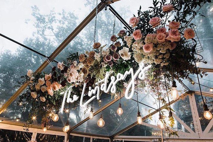 Elke Flora Wedding Neon Sign