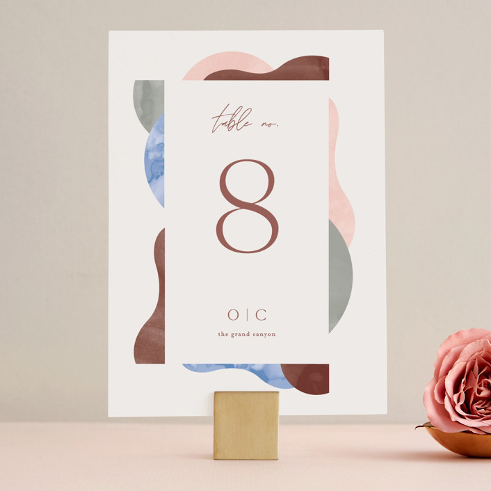Wedding Seating Chart Custom Table Number