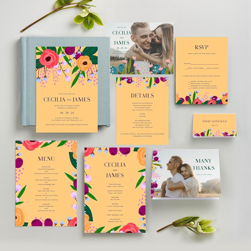 zola cheap wedding invitations