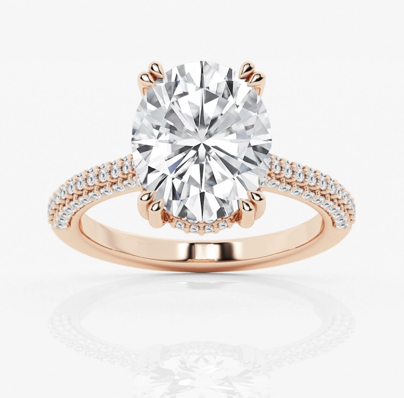 oval engagement ring