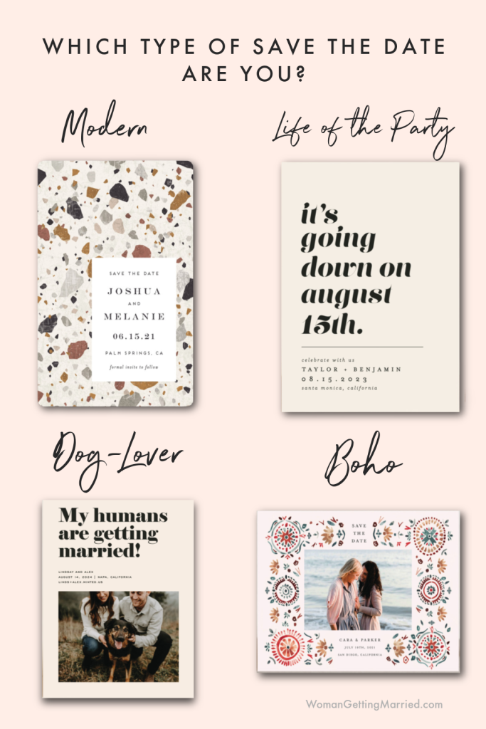 which save the date fits your style?