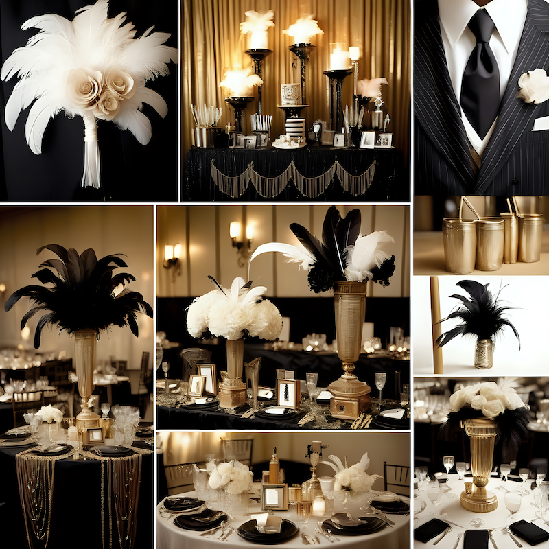 jazz inspired wedding decor